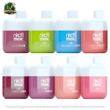 Nkd Max Disposable Vape Menthol Ice Flavors with 2ohm Coil Technology
