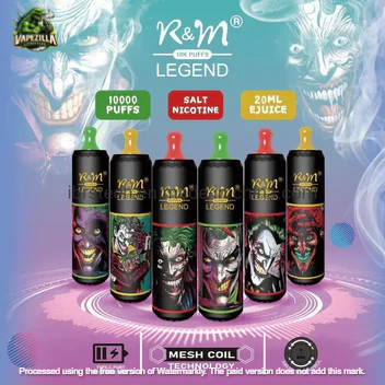 R&M Legend 10000 Puffs Rechargeable Disposable Vape India | Vape Smash India